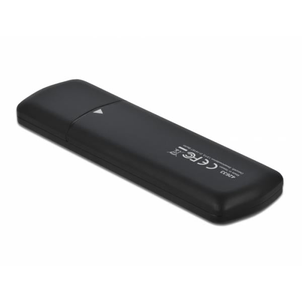 DeLOCK Custodia esterna USB Type-C Combo per M.2 NVMe PCIe o SATA SSD - senza attrezzi (Delock External USB Type-C Combo Enclo)