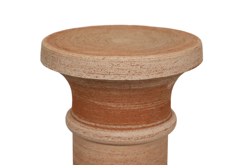 Biscottini Colonna portavaso in Terracotta 100% Made in Italy interamente Lavorata a Mano