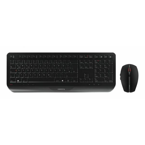 CHERRY Desktop GENTIX [DE] WL black Deutschland tastiera RF Wireless Nero