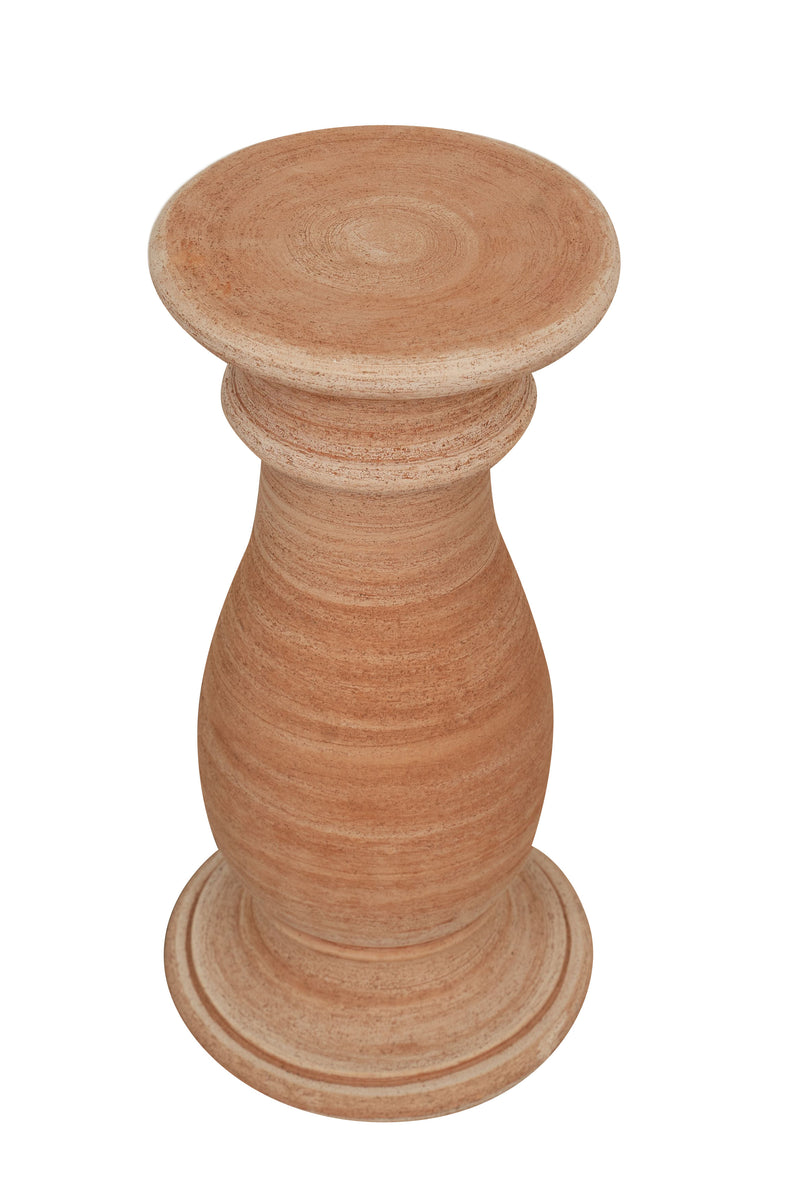 Biscottini Colonna portavaso in Terracotta 100% Made in Italy interamente Lavorata a Mano