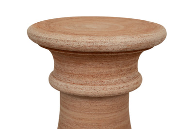 Biscottini Colonna portavaso in Terracotta 100% Made in Italy interamente Lavorata a Mano