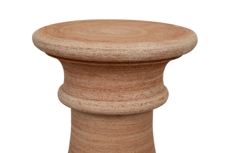 Biscottini Colonna portavaso in Terracotta 100% Made in Italy interamente Lavorata a Mano