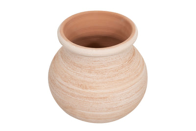 Biscottini Vaso in Terracotta 100% Made in Italy interamente Lavorata a Mano Conca tipo