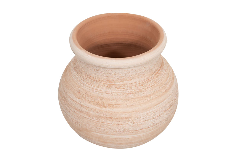 Biscottini Vaso in Terracotta 100% Made in Italy interamente Lavorata a Mano Conca tipo