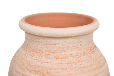 Biscottini Vaso in Terracotta 100% Made in Italy interamente Lavorata a Mano Conca tipo