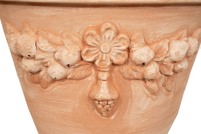 Biscottini Conca da parete in Terracotta 100% Made in Italy interamente Lavorata a Mano