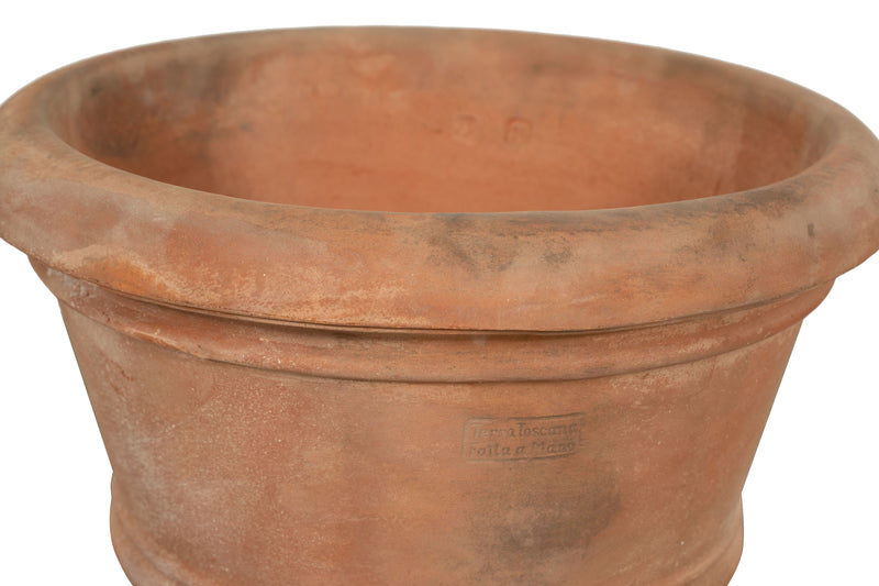 Biscottini CONCA IN TERRACOTTA TOSCANA INVECCHIATA 100% MADE IN ITALY INTERAMENTE LAVORATA A MANO