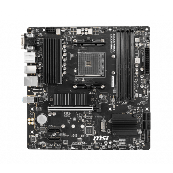 MSI B550M PRO-VDH - scheda madre - micro ATX - Socket AM4 - chipset AMD B550 - USB-C Gen1, USB 3.2 Gen 1 - Gigabit LAN - grafica integrata (CPU richiesta)