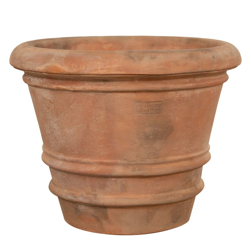 Biscottini CONCA IN TERRACOTTA TOSCANA INVECCHIATA 100% MADE IN ITALY INTERAMENTE LAVORATA A MANO