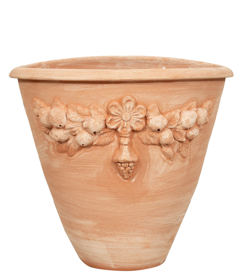 Biscottini Conca da parete in Terracotta 100% Made in Italy interamente Lavorata a Mano