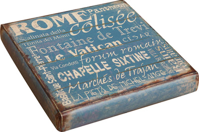 Biscottini Pouf contenitore richiudibile in ecopelle blu