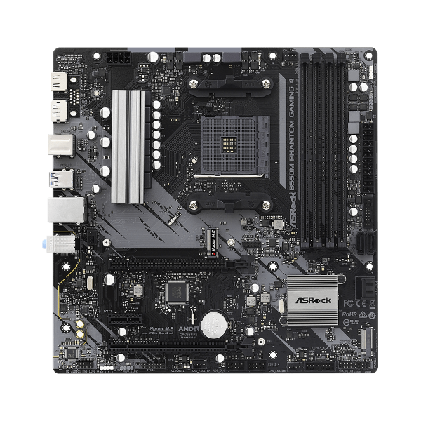 Asrock Mb Am4 B550m Phantom Gaming 4 4xddr4 4xsata M.2 Raid Hdmi/dp