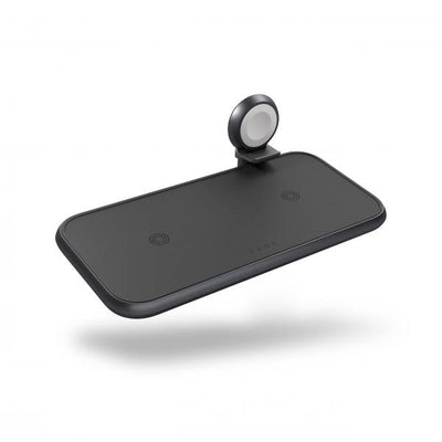 ZENS ZEDC14B/00 Caricabatterie per dispositivi mobili Cuffie, Smartphone, Orologio intelligente Nero USB Carica wireless Ricarica rapida Interno (Zens Aluminium Series Dual + Watch [wi)