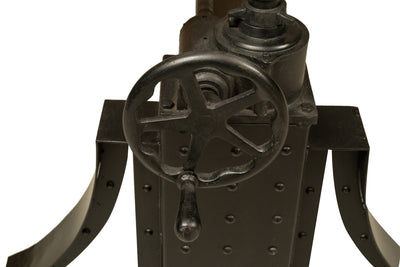 Biscottini Base tavolo in ghisa regolabile da ingranaggio a manovella Molto robusta stabile