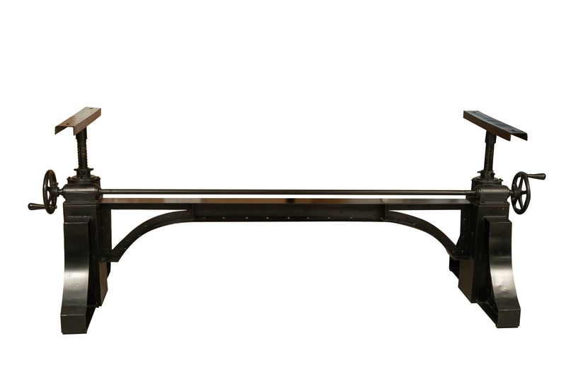 Biscottini Base tavolo in ghisa regolabile da ingranaggio a manovella Molto robusta stabile