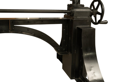 Biscottini Base tavolo in ghisa regolabile da ingranaggio a manovella Molto robusta stabile