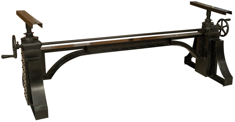 Biscottini Base tavolo in ghisa regolabile da ingranaggio a manovella Molto robusta stabile