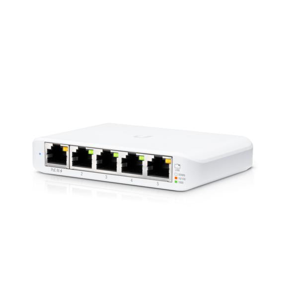 Ubiquiti UniFi Switch USW Flex Mini - Switch - Intelligente - 4 x 10/100/1000 + 1 x 10/100/1000 (PoE+)