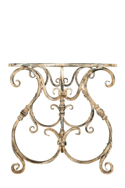 Biscottini Base tavolo in ferro finitura anticata Molto robusta resistente Offerta