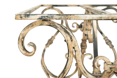 Biscottini Base tavolo in ferro finitura anticata Molto robusta resistente Offerta