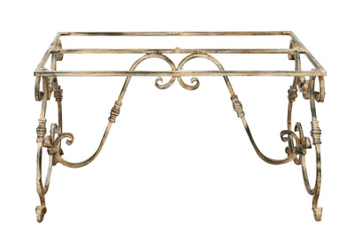 Biscottini Base tavolo in ferro finitura anticata Molto robusta resistente Offerta