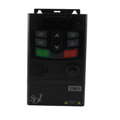 Inverter monofase serie SD1 0,40kW ingresso 200/240V 2,5A uscita trifase 230V IP20 controllo vettoriale IMO Precision Controls