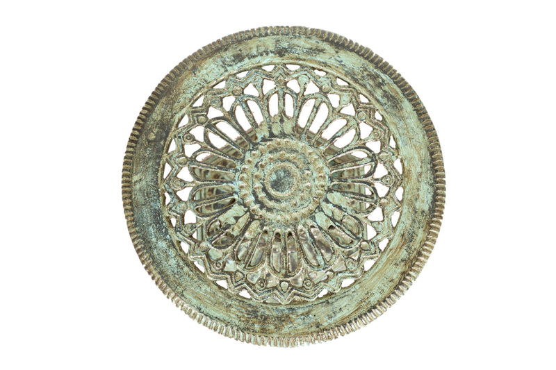 Biscottini Portavasi in ghisa finitura anticata Molto robusto, solido Offerta Speciale