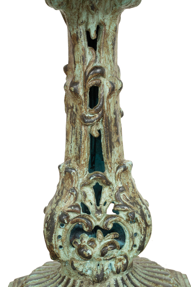 Biscottini Portavasi in ghisa finitura anticata Molto robusto, solido Offerta Speciale