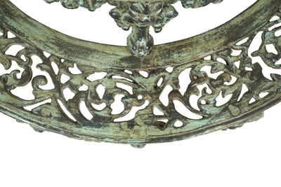 Biscottini Portavasi in ghisa finitura anticata Molto robusto, solido Offerta Speciale