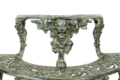 Biscottini Portavasi in ghisa finitura anticata Molto robusto, solido Offerta Speciale