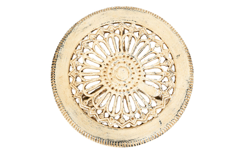 Biscottini Portavasi in ghisa finitura anticata Molto robusto, solido Offerta Speciale