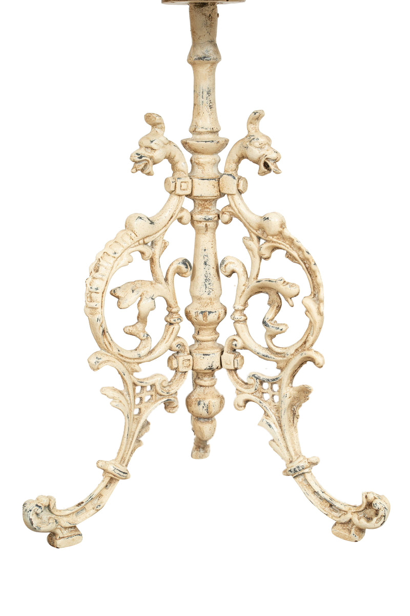 Biscottini Portavasi in ghisa finitura anticata Molto robusto, solido Offerta Speciale