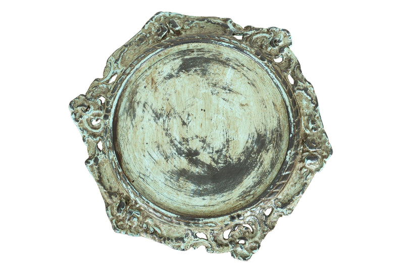 Biscottini Portavasi in ghisa finitura anticata Molto robusto, solido Offerta Speciale