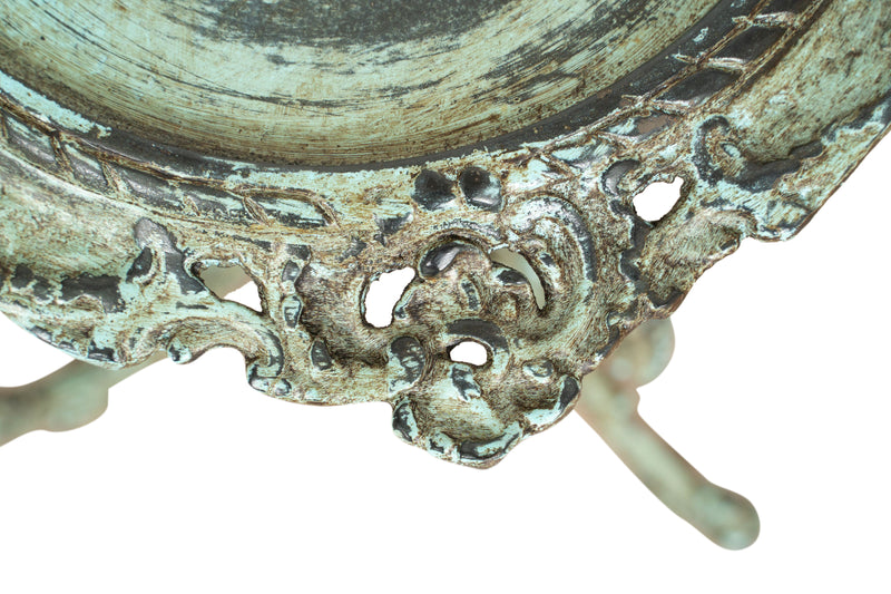 Biscottini Portavasi in ghisa finitura anticata Molto robusto, solido Offerta Speciale