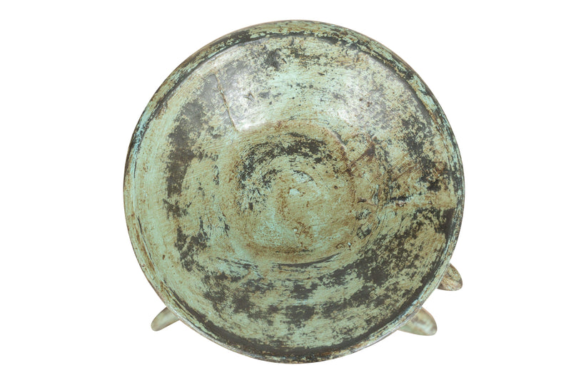 Biscottini Portavasi in ghisa finitura anticata Molto robusto, solido Offerta Speciale