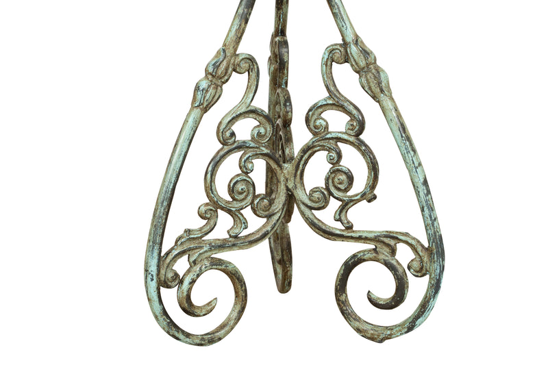 Biscottini Portavasi in ghisa finitura anticata Molto robusto, solido Offerta Speciale