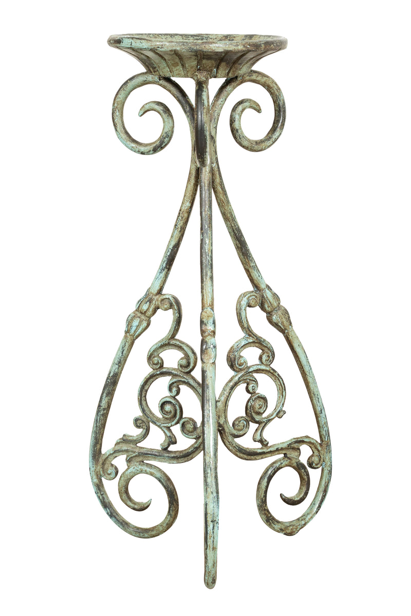 Biscottini Portavasi in ghisa finitura anticata Molto robusto, solido Offerta Speciale