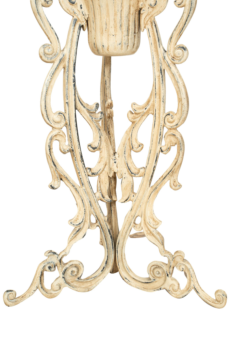 Biscottini Portavasi in ghisa finitura anticata Molto robusto, solido Offerta Speciale