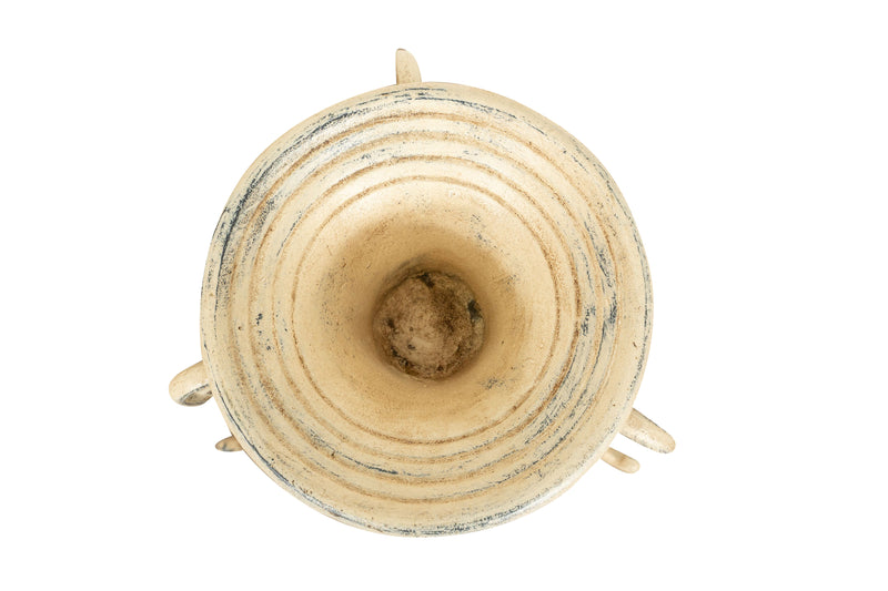 Biscottini Portavasi in ghisa finitura anticata Molto robusto, solido Offerta Speciale