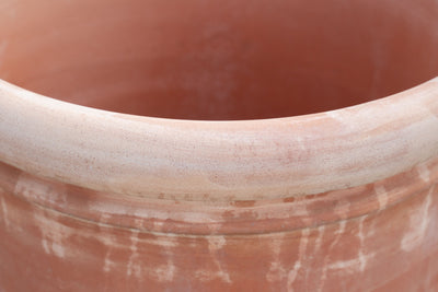 Biscottini VASO CONCA INVECCHIATA, IN TERRACOTTA TOSCANA 100% MADE IN ITALY INTERAMENTE LAVORATA A MANO L62XPR62XH55 CM