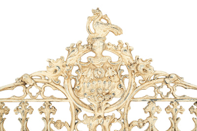 Biscottini Panchina Liberty in ghisa finitura anticata Molto Robusta, stabile Offerta