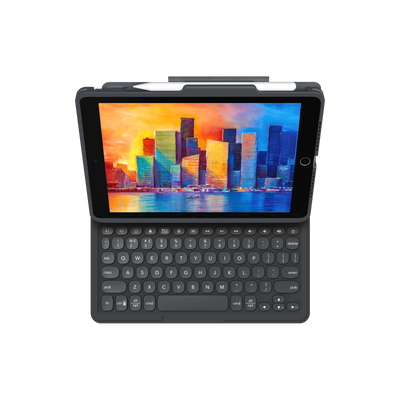 ZAGG Pro Keys Nordic Bluetooth Nero, Grigio (ZAGG Pro Keys - tastatur og folio-kass)