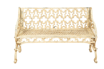 Biscottini Panchina Liberty in ghisa finitura anticata Molto Robusta, stabile Offerta