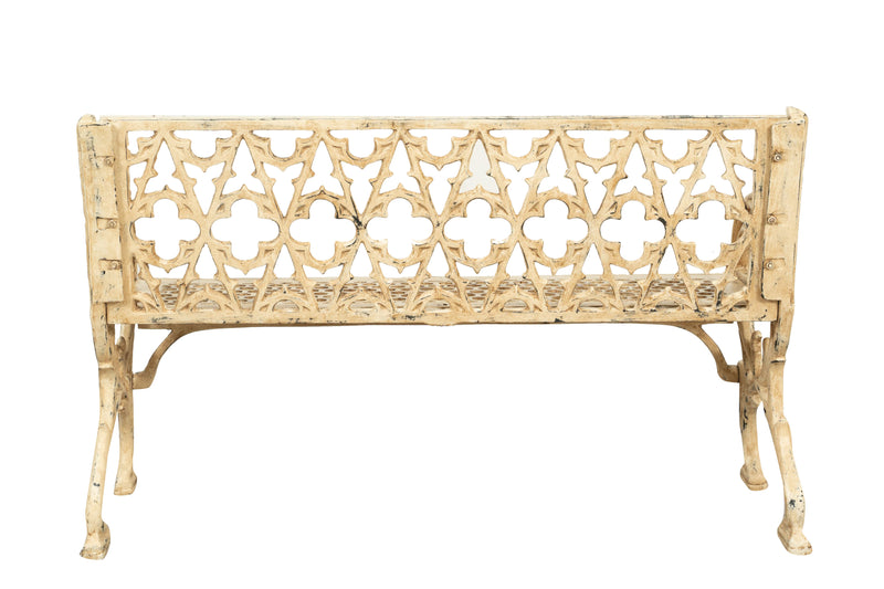 Biscottini Panchina Liberty in ghisa finitura anticata Molto Robusta, stabile Offerta