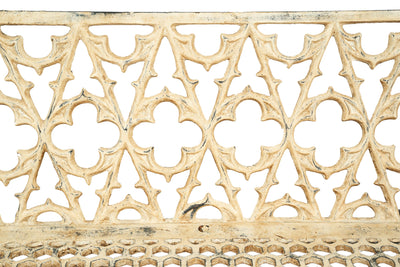 Biscottini Panchina Liberty in ghisa finitura anticata Molto Robusta, stabile Offerta