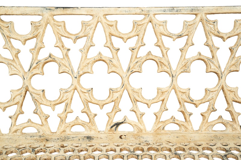 Biscottini Panchina Liberty in ghisa finitura anticata Molto Robusta, stabile Offerta