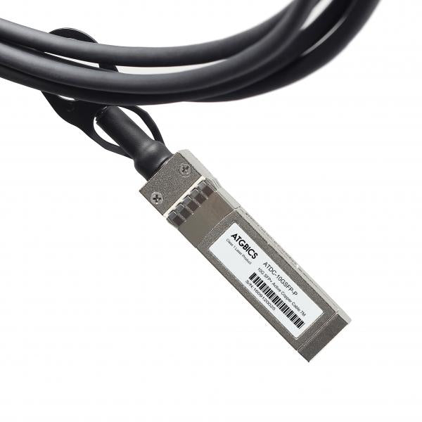 ATGBICS LSWM4STK-C cavo InfiniBand e in fibra ottica 10 m SFP+ DAC Nero (H3C compatible Direct Attach Copper Cable 10GBase-CU SFP+ [Passive Twinax, 10m])