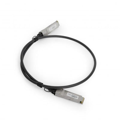 ATGBICS XLDACBL3-C cavo InfiniBand e in fibra ottica 3 m QSFP+ DAC Nero (Intel compatible Direct Attach Copper Cable 40GBase-CU QSFP+ [Passive Twinax, 3m])