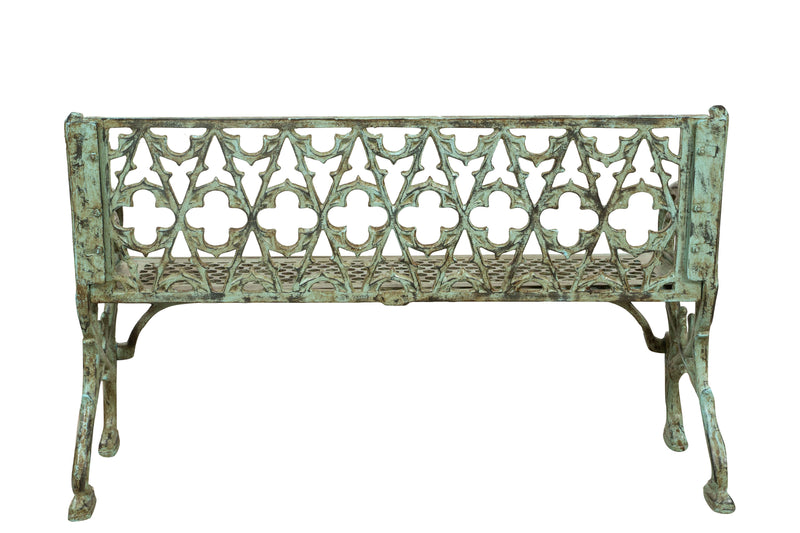 Biscottini Panchina Liberty in ghisa finitura anticata Molto Robusta, stabile Offerta