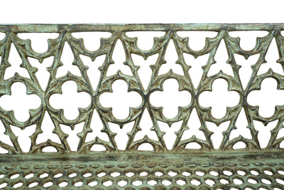 Biscottini Panchina Liberty in ghisa finitura anticata Molto Robusta, stabile Offerta